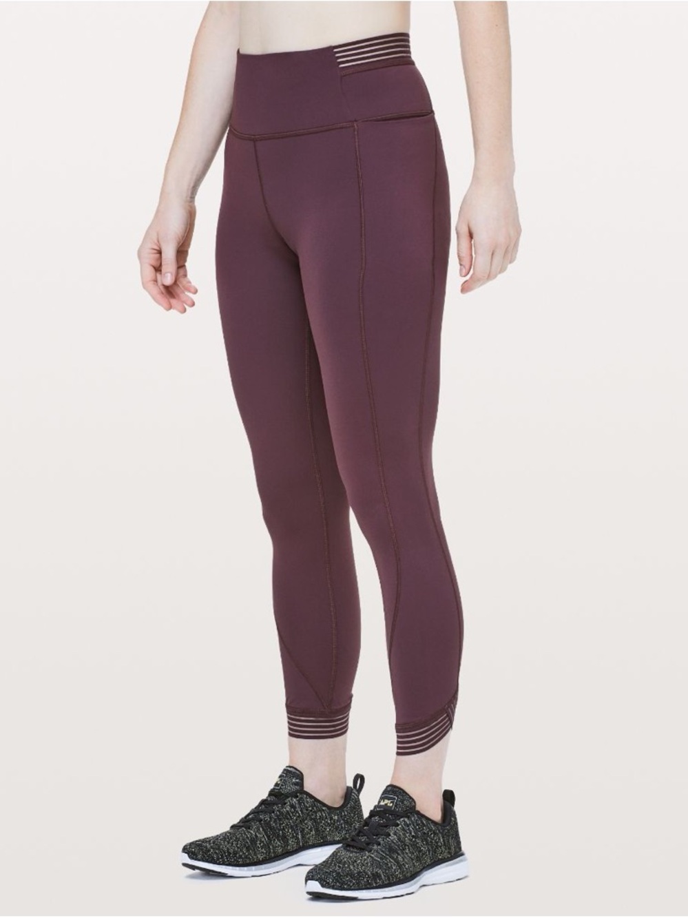 lululemon Find Focus 7/8 Tight in Plum